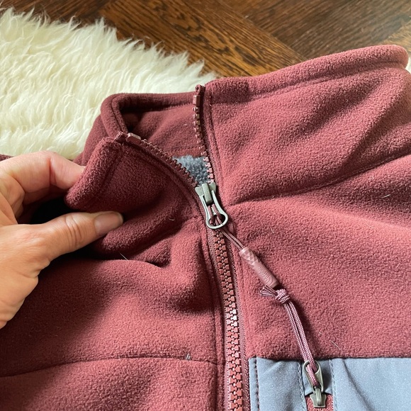 EUC The North Face Chimborazo Fleece Lined Jacket Full Zip Sequoia maroo… - Picture 11 of 13